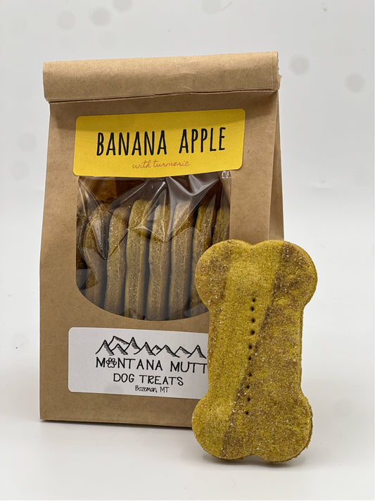 Banana Apple Dog Treats - Montana Mutt